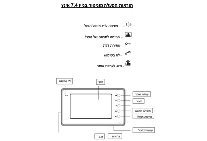 מוניטור 7 אינץ'